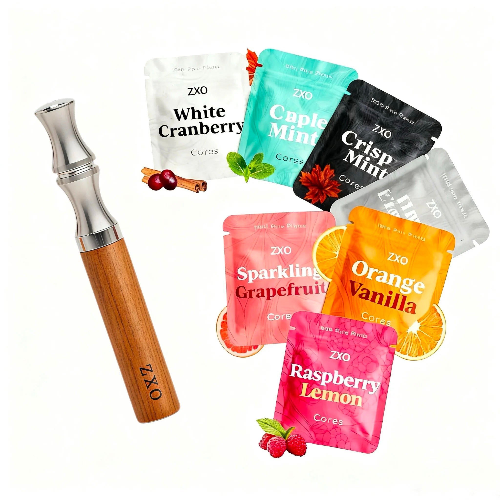 Natural fruit flavor inhaler Bundle -sandal wood+8cores