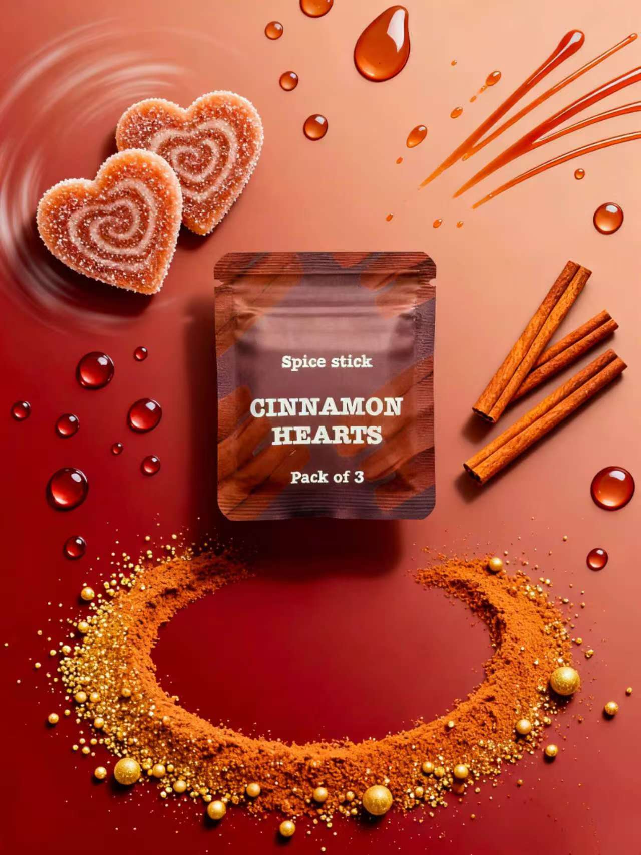 Cinnamon Sugar Heart Air-Core